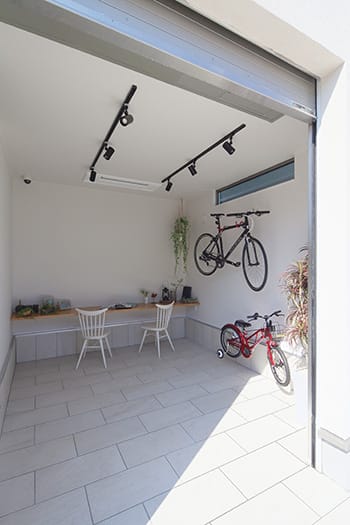 自転車・バイクも、ガレージハウス