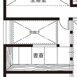 執筆も捗る書斎